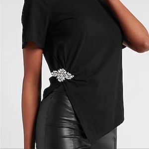 NWOT asymmetrical too with jewel embellishment